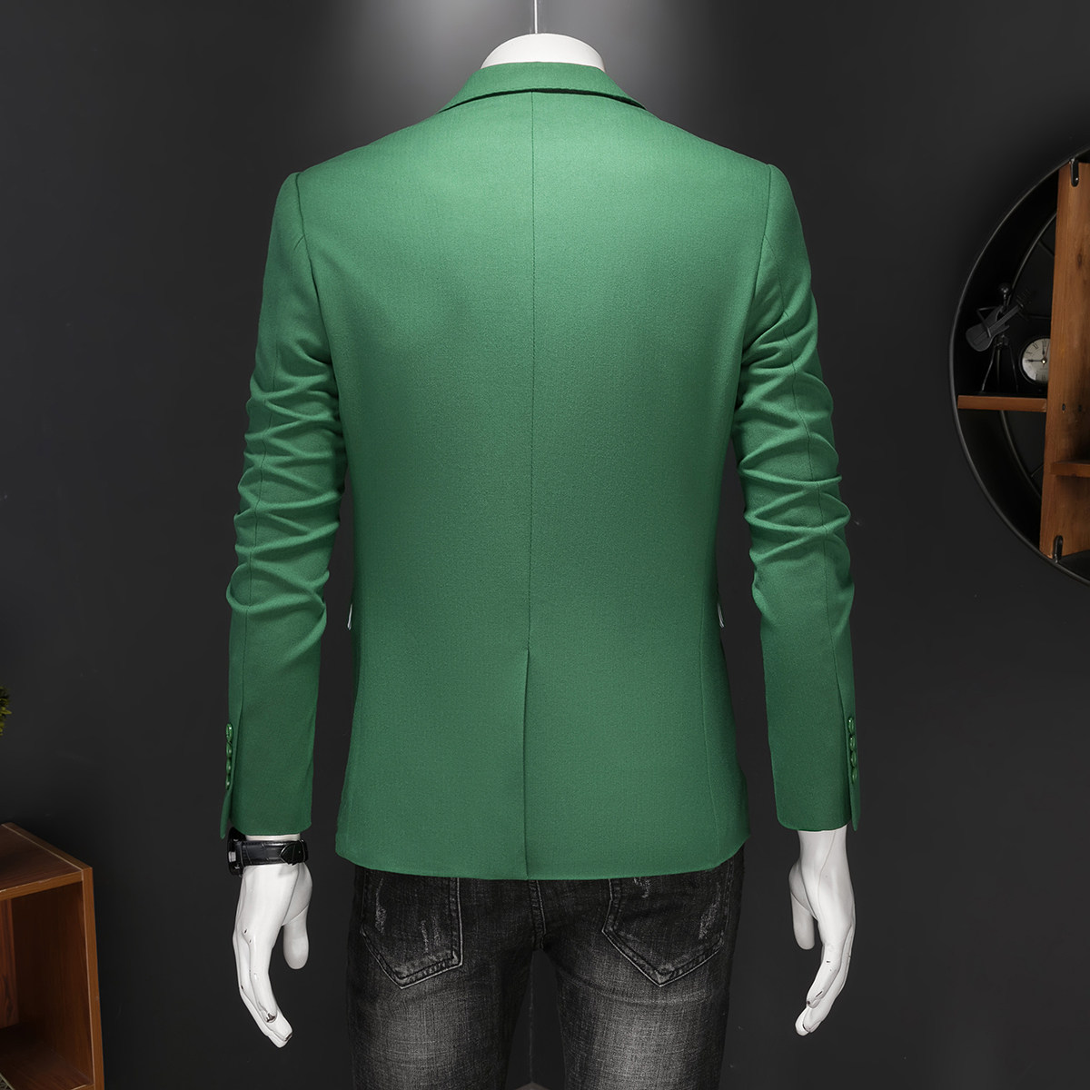 假模图新款男士休闲西服修身西装纯色单西外套上衣DX6997P165,男装西服,电商D216
