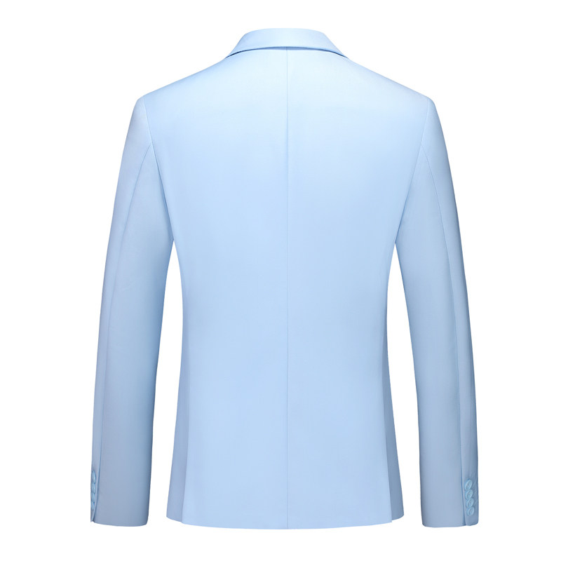 M-6XL外贸13色西服套装三件套一粒扣2边开叉男士西装7001P190,男装西服套装,电商D216