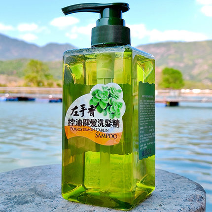 台湾绮缘左手香蓬松控油止痒健皂角发洗发水柔顺光泽去屑清爽飘逸