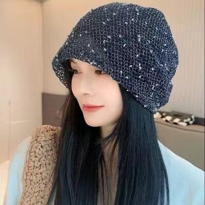 帽子女韩版包头帽春秋时尚套头帽帽子
