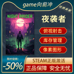 STEAM正版 PC中文 冒险 夜袭者 恐怖 Raider 俯视射击 氛围 Night
