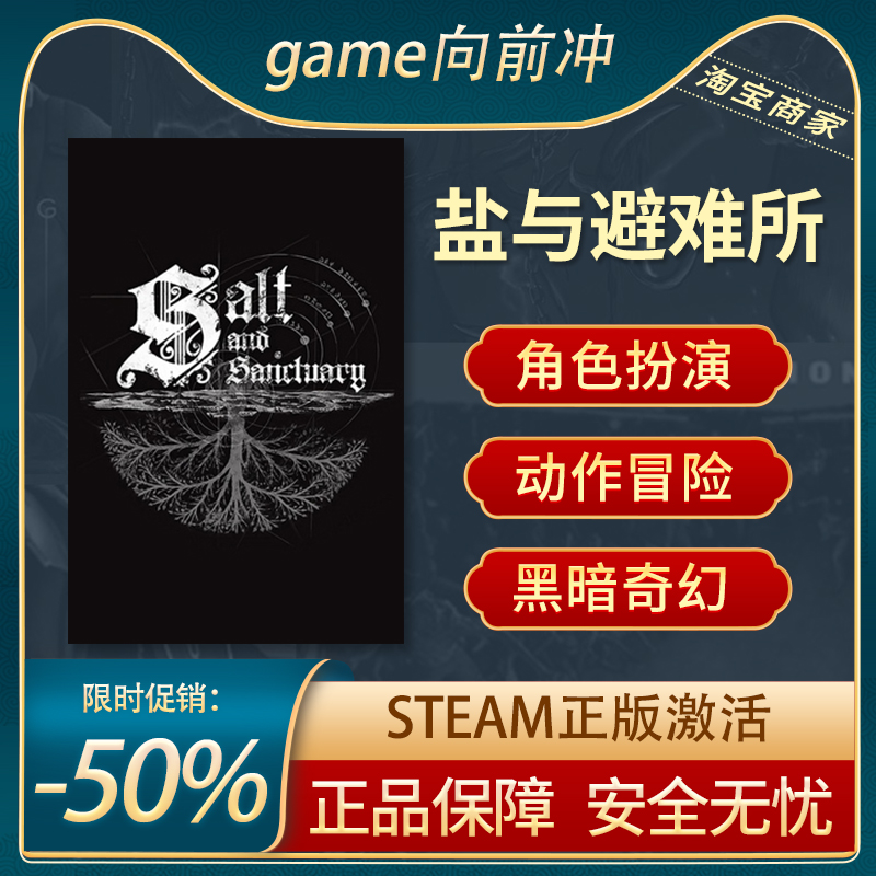 盐与避难所 Salt and Sanctuary STEAM正版PC英文 黑暗奇幻 冒险 电玩/配件/游戏/攻略 STEAM 原图主图