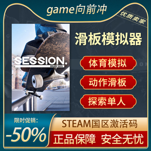 滑板模拟器 课程 滑板模拟游戏 Session: Skate Sim STEAM正版key