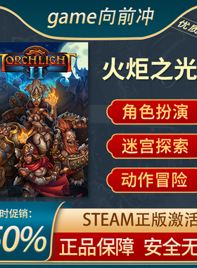 火炬之光2 Torchlight II STEAM正版PC中文 迷宫探索 国区CDKey
