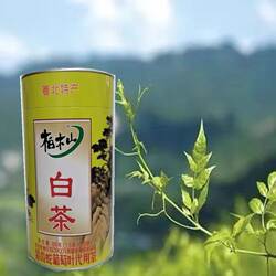 广东清远连州显齿蛇葡萄叶柏木山特产藤婆茶罐装袋泡茶白茶
