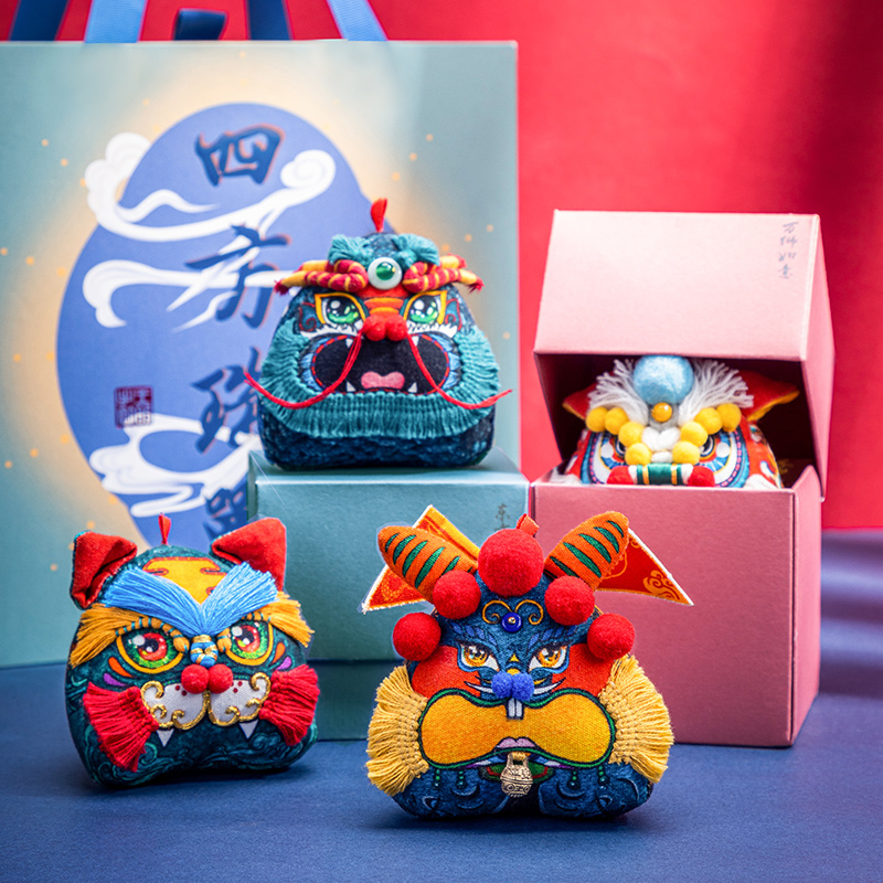 王的手创神兽趣味盲盒手工正版