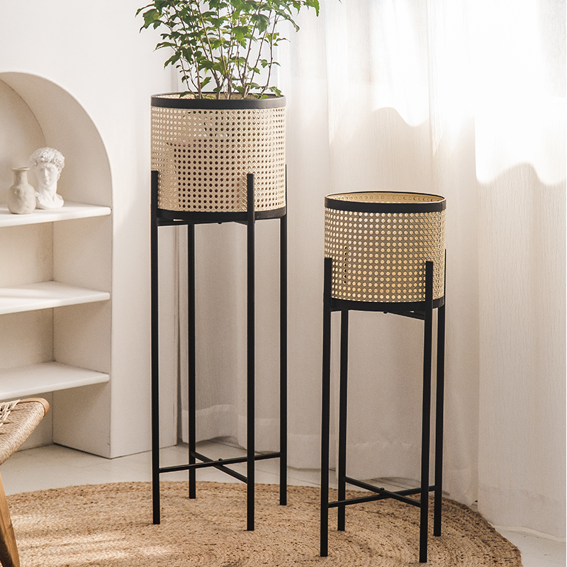 ins风格铁艺烤漆爬藤置物架