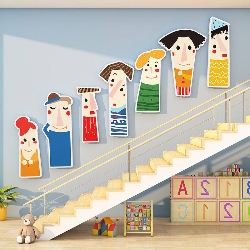 美术教室布置墙面装饰画室艺术培训机构文化墙贴幼儿园环创主题墙