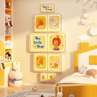 星星人挂件画电视背景墙装 贴纸 饰周边入户儿童房间布置卧室有趣