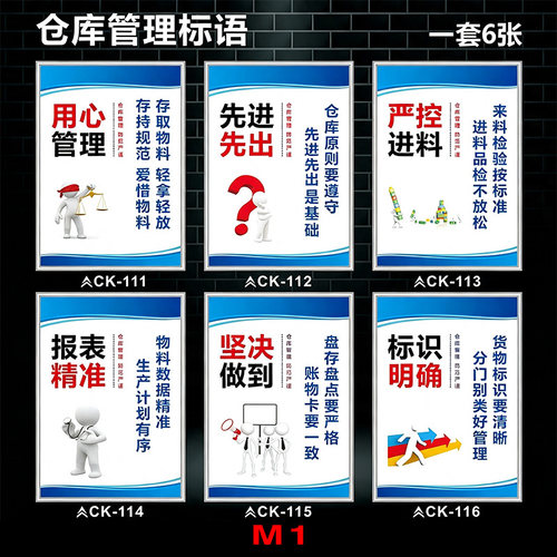 工厂车间品质管理安全生产挂图仓库管理展板企业文化标语挂画定制