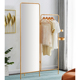 穿衣镜家用镜全身落地镜挂衣架一体旋转移动轻奢卧室多功能衣帽架