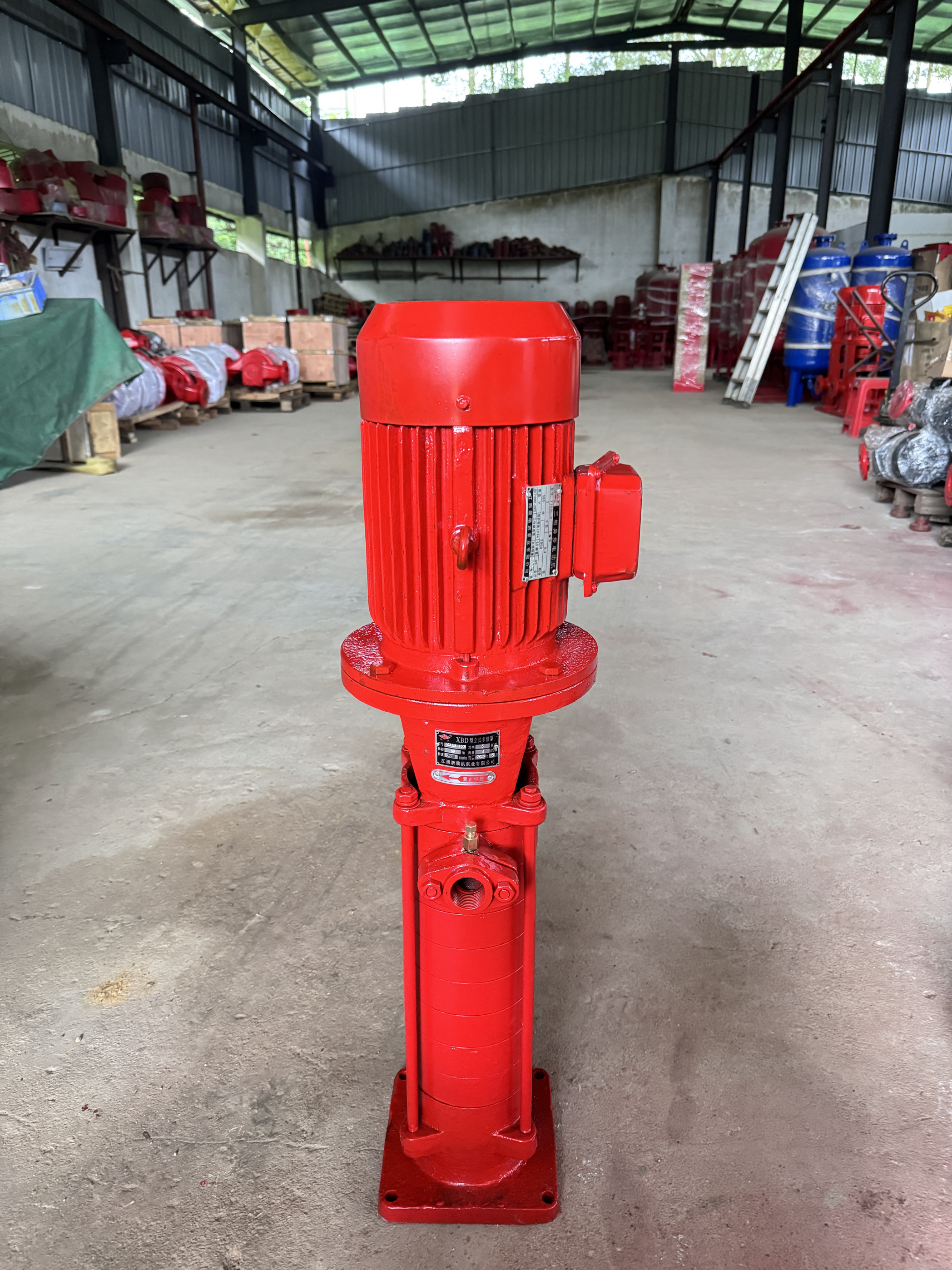 江西新瑞洪泵业XBD5.5/1.1W-25LGX5，25LG4-11X5，1.5kw