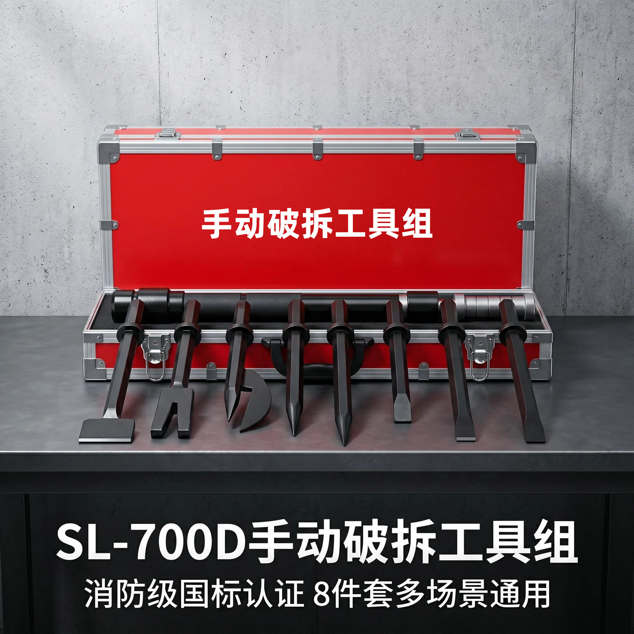 消防级国标手动破窗破门8件套