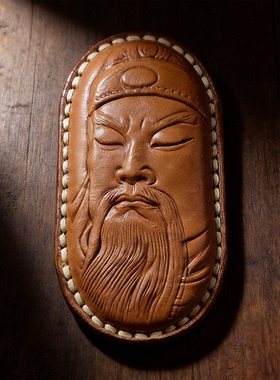 皮雕挂牌复古挂牌钥匙扣