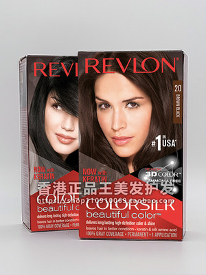 美国Revlon露华浓丽然染发剂霜焗油膏遮盖白发不伤发无刺激 包邮