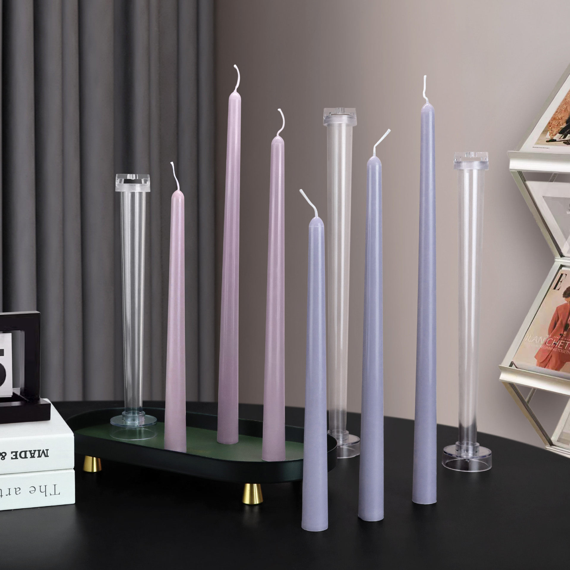 蜡烛模具半球头锥形杆烛台手工diy自制作材料香薰亚克力模型工具,节庆用品/礼品,蜡烛,淘宝优惠券,粉丝福利购,淘宝优惠卷