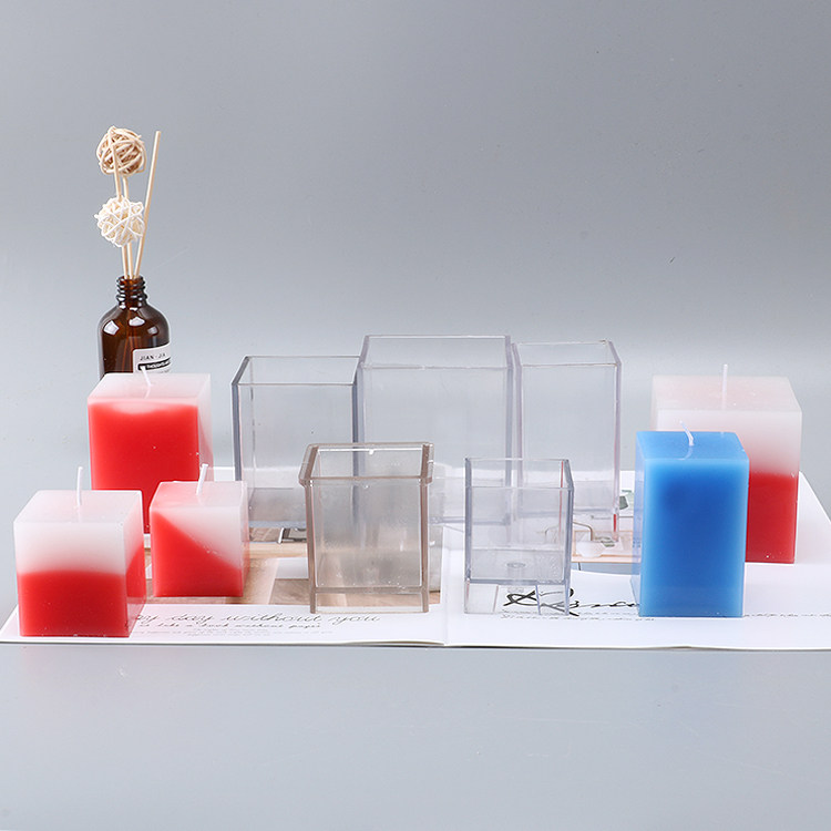 蜡烛模具香薰整体方块正方形长方体亚克力手工diy自制作塑料模型