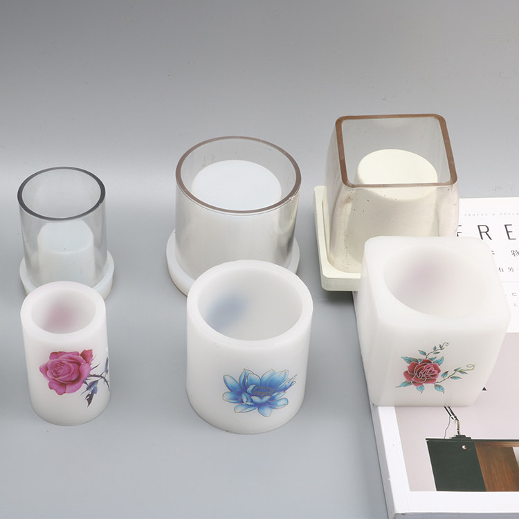 蜡烛模具中空烛台手工diy自制作材料香熏内燃杯子蜡烛杯镂空烛杯