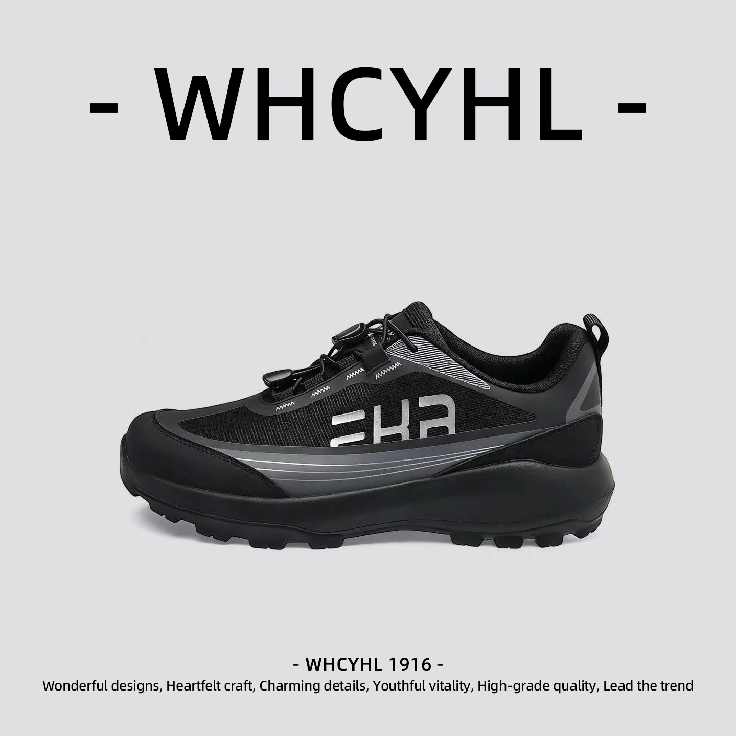 【轻奢潮牌】WHCYHL春季户外徒步鞋一脚蹬旅游登山鞋男运动休闲鞋,流行男鞋,时尚休闲鞋,淘宝优惠券,粉丝福利购,淘宝优惠卷