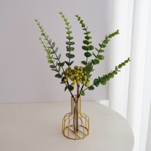 假花仿真花摆设绿植橄榄枝摆件餐桌装饰高级干花客厅适合摆放的花