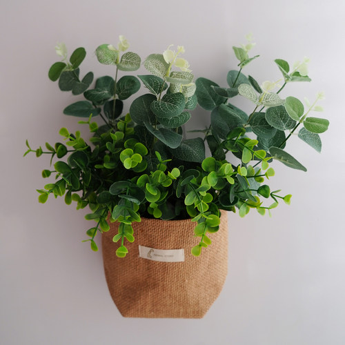 壁挂盆栽墙面装饰仿真花假花植物绿植办公室内客厅好养活绿植花卉