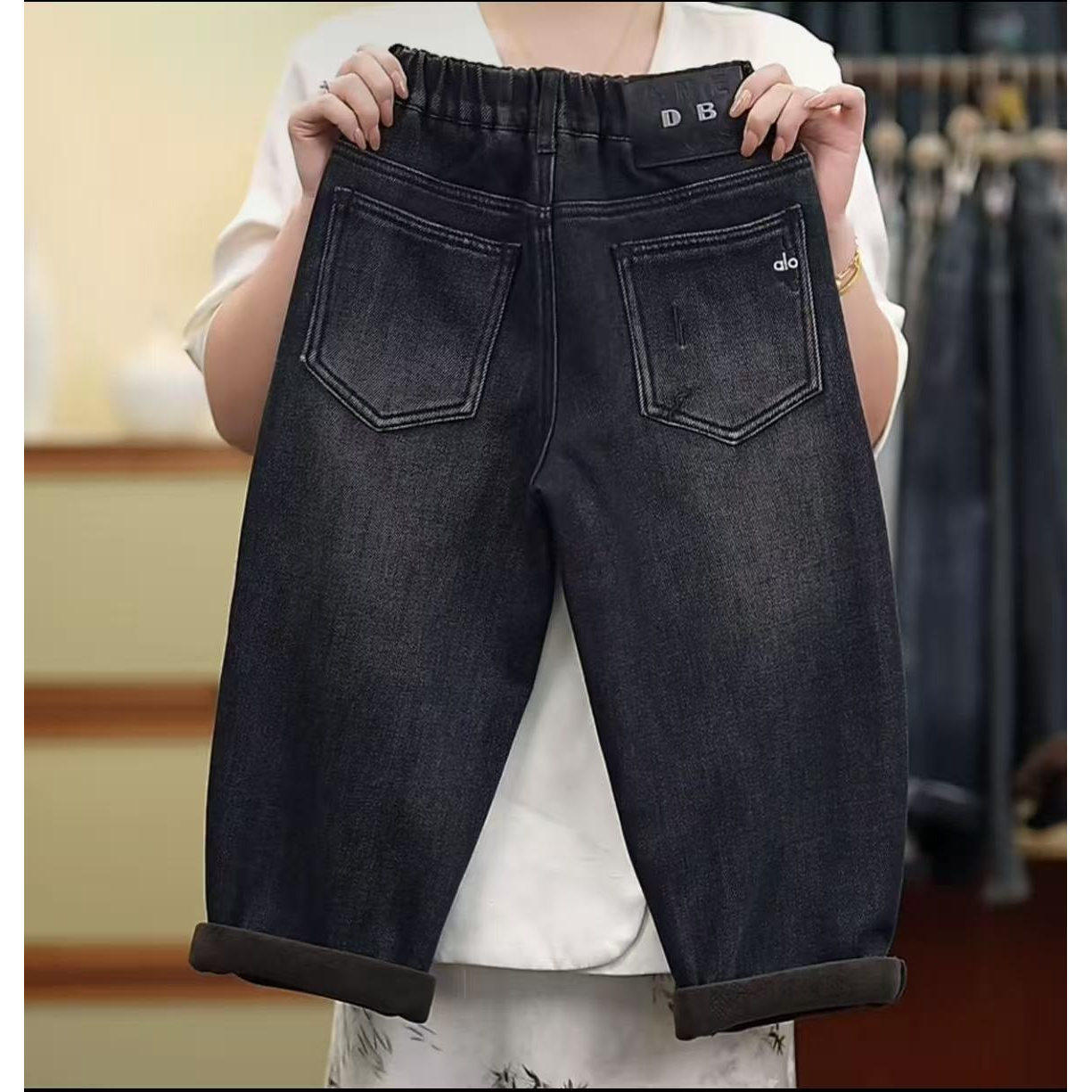 HJ男童加绒牛仔裤2025新款冬装裤子儿童大童冬款一体绒休闲裤,童装/婴儿装/亲子装,儿童牛仔裤,淘宝优惠券,粉丝福利购,淘宝优惠卷