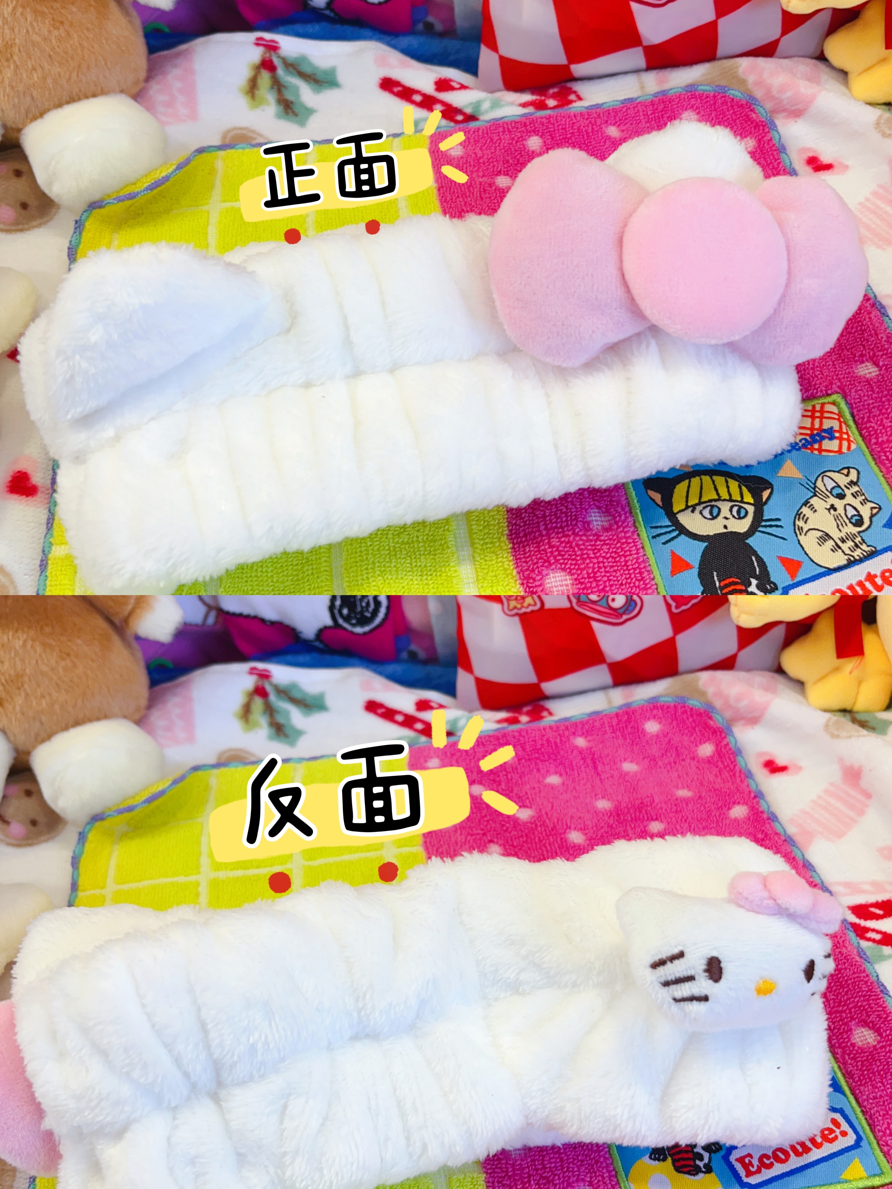 出口卡通束发带蝴蝶结hellokitty洗脸发带可爱立体卡通