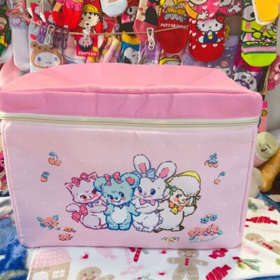 新品可爱卡通收纳包大容量收纳swimmer粉色收纳公主风小动物收纳
