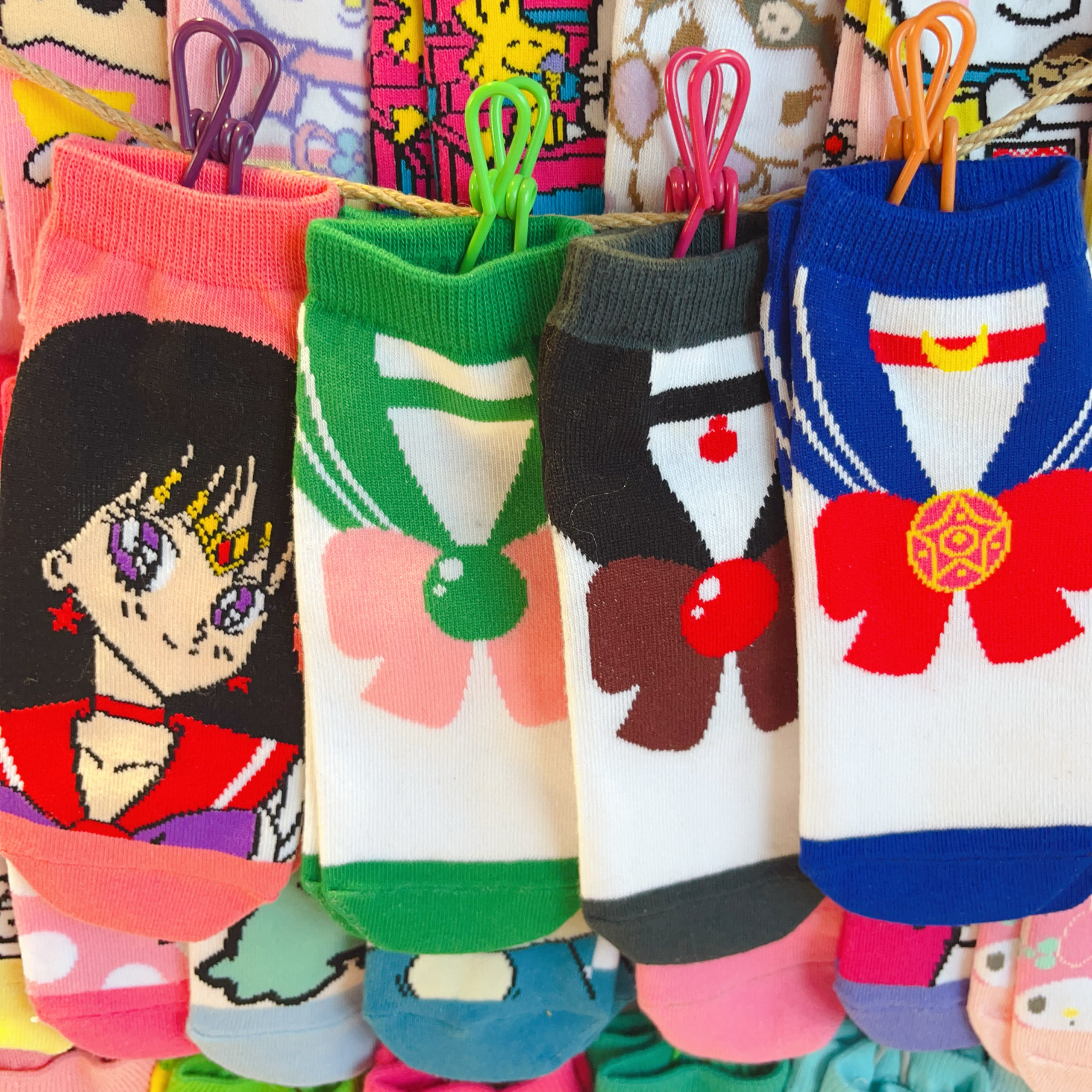 出口美少女战士服饰系列月野兔火野丽短筒女袜短袜sailor moon