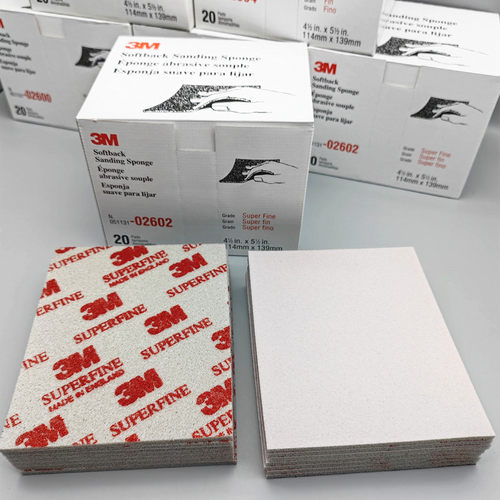 3M2602海绵砂纸底漆打磨砂纸