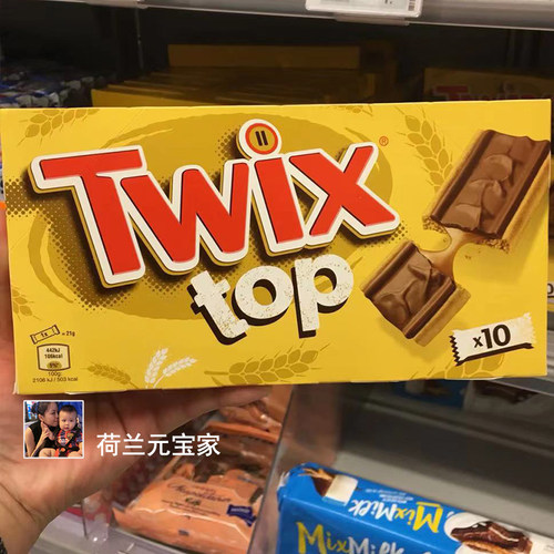 Twix特趣焦糖巧克力夹心饼干拉丝