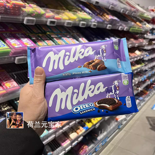 milka妙卡奥利奥夹心饼干巧克力