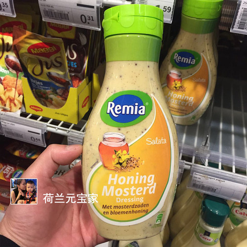 现荷兰remia低脂蜂蜜芥末沙拉酱