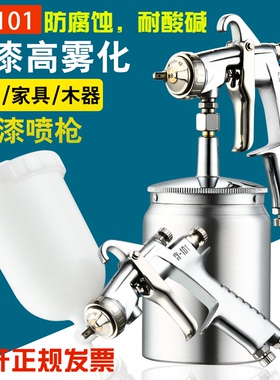 日本瓦塔W-101-200喷枪上壶家具汽车面漆高雾 油漆喷壶喷枪喷漆枪
