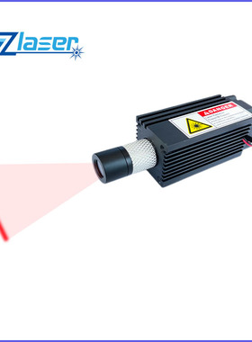 大功率可调焦一字线激光638nm红色模组500mw/700mw/1000mw镭射
