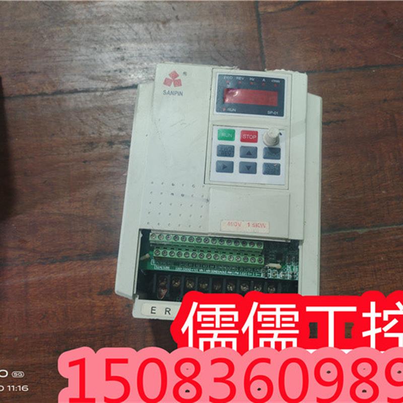 议价拆机SANPIN变频器SANP-1.5G/2.2P-3P -DG -XT现货包好,实物
