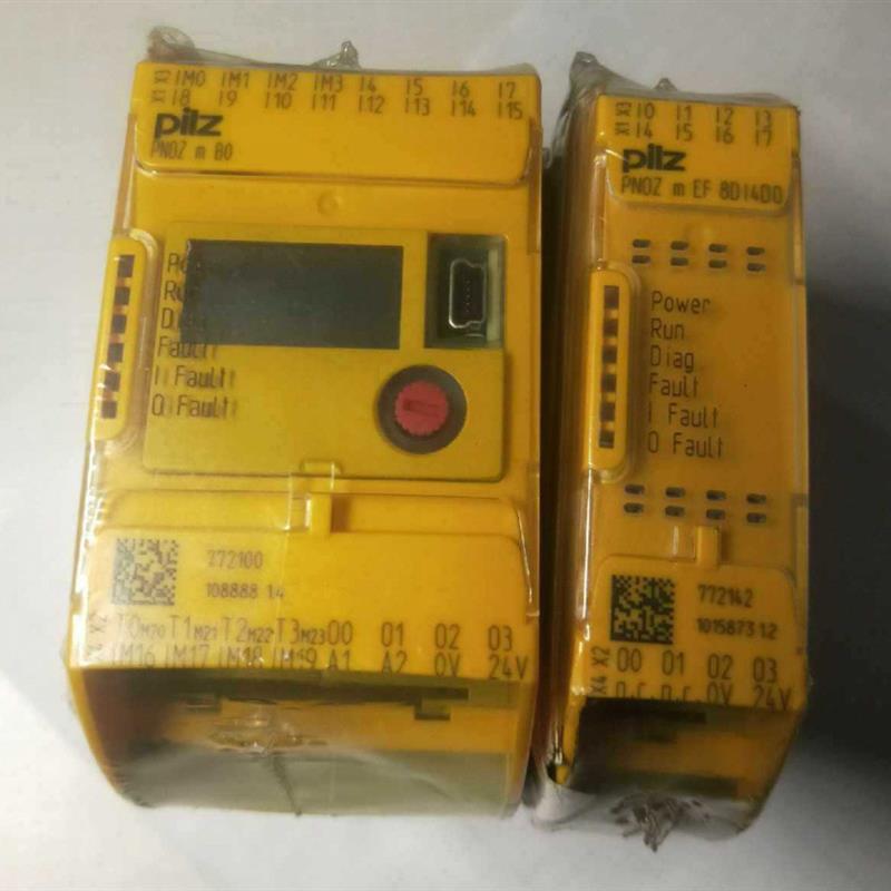 议价PILZ安全继电器 PNOZ m EF 8DI4DO 现货 772142