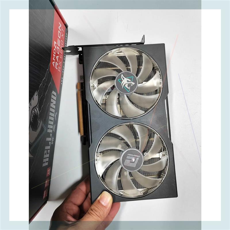 议价23年6月撼讯RX6650XT 8G暗黑犬.双风扇,几乎全新