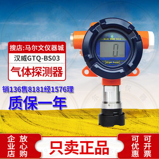 BS03可燃气体硫化氢一氧化碳O2氧气有毒有害探测器报警仪 汉威GTQ