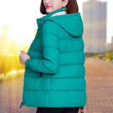 今年新款加绒加厚棉服女2025冬季连帽显瘦中年妈妈加绒棉袄外套，女装棉衣/棉服，燕颉服饰