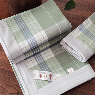 【高品质断码处理】32支纱100%纯棉老粗布凉席三件套加厚床单夏季