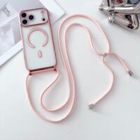 Suitable for iPhone18pro phone case, magnetic wireless charging, new crossbody 16pro lanyard, wrist lanyard, Air phone case 16e, Apple 13, niche high-end feel 12, personality 11, trendy 13 Pro Max thumbnail 6