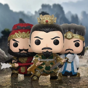 Funko POP亚洲限定三国关羽张飞赵云孙权曹操黄忠吕布诸葛亮刘备