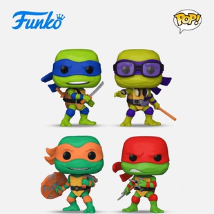 Funko Pop忍者神龟手办变种大乱斗机甲施莱德的复仇玩具车载摆件