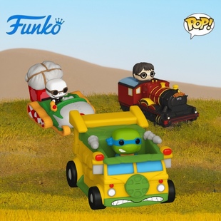 Funko Rides死侍迷你骑乘蝙蝠侠战车哈利波特死侍忍者神龟 Bitty