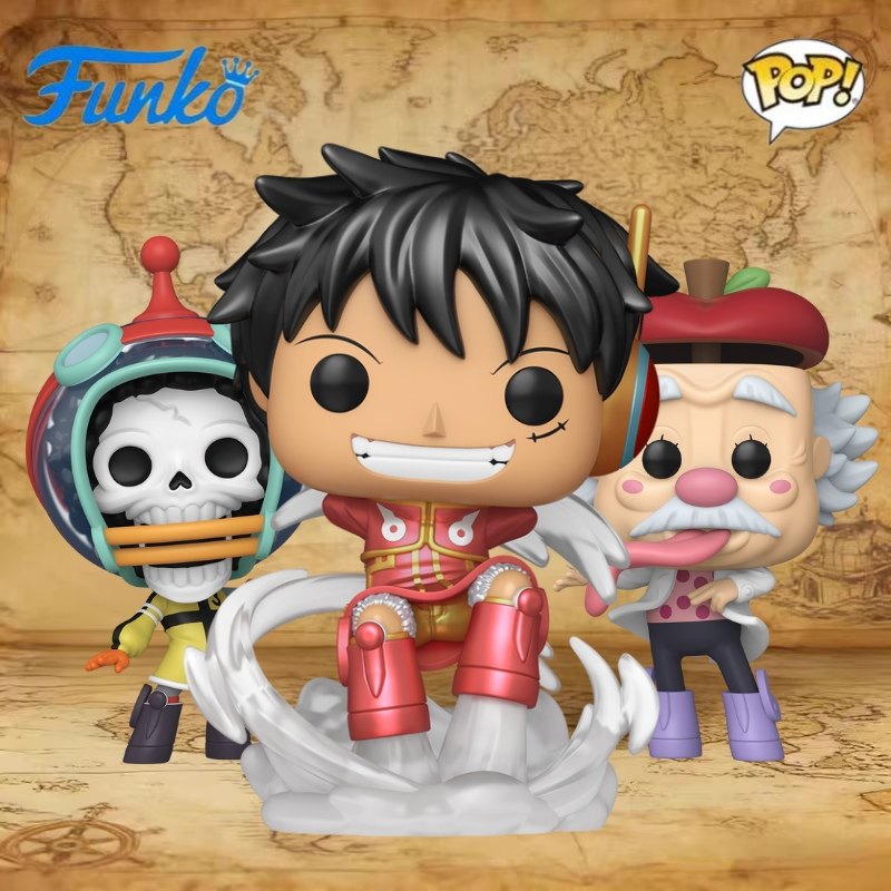 Funko POP 日漫海贼王路飞航海王蛋头岛艾斯手办乔巴布鲁克玩偶