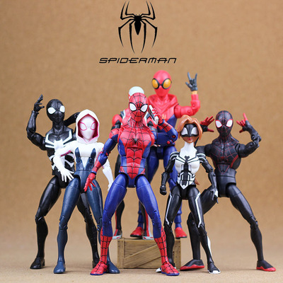 marvel漫威蜘蛛侠宇宙迈尔斯人偶
