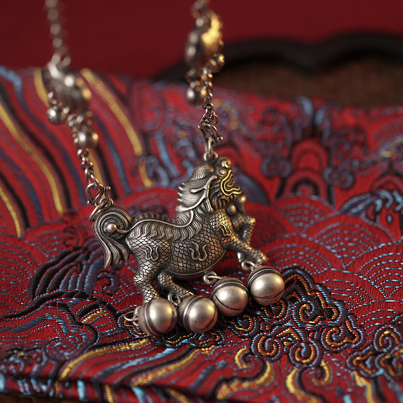 兰术纯银项链文艺复古中国风