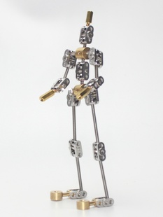 西帕动画SMA-16 16cm DIY定格动画男性人体骨架亲子节日创意礼品