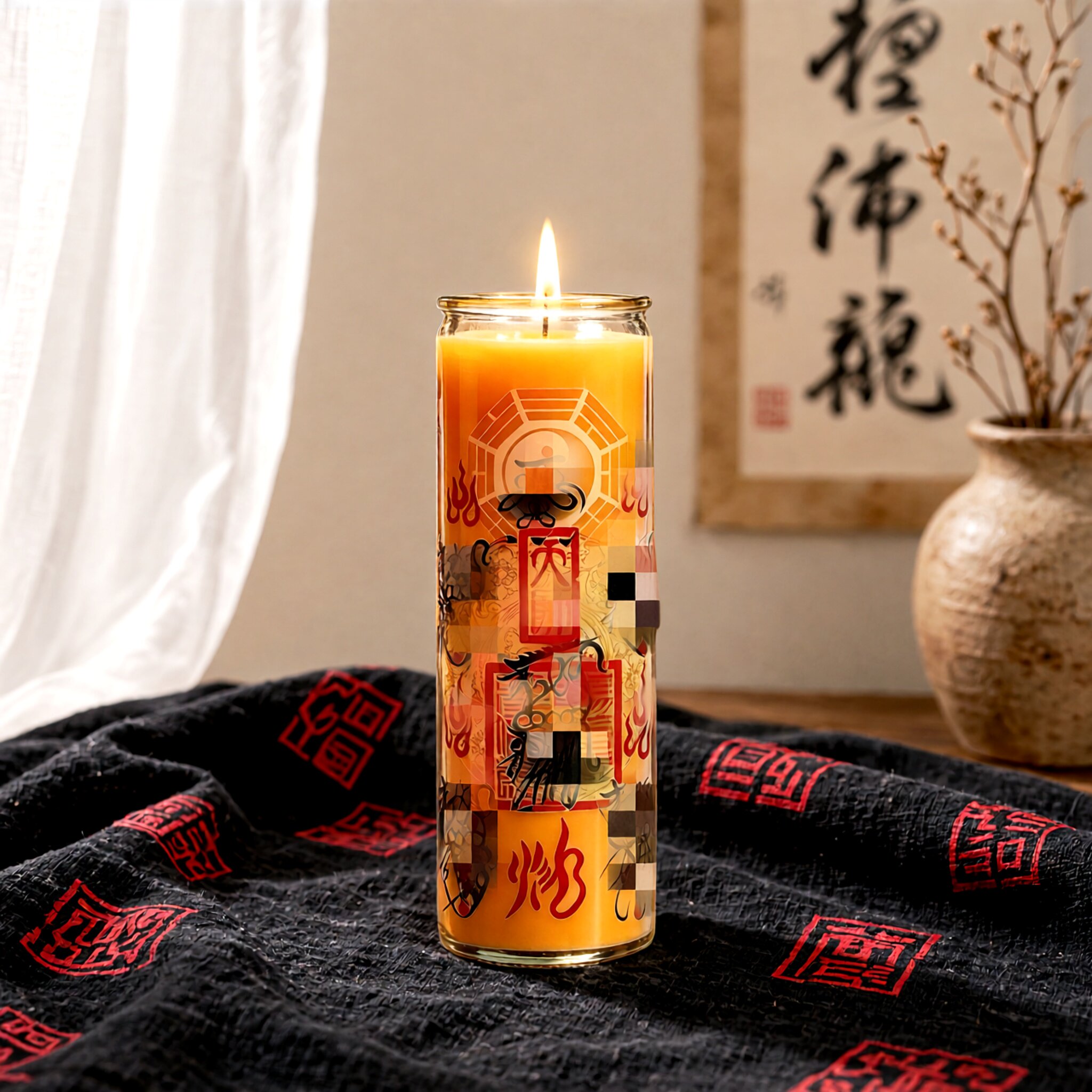 道家天师蜡烛供佛酥油灯供佛灯